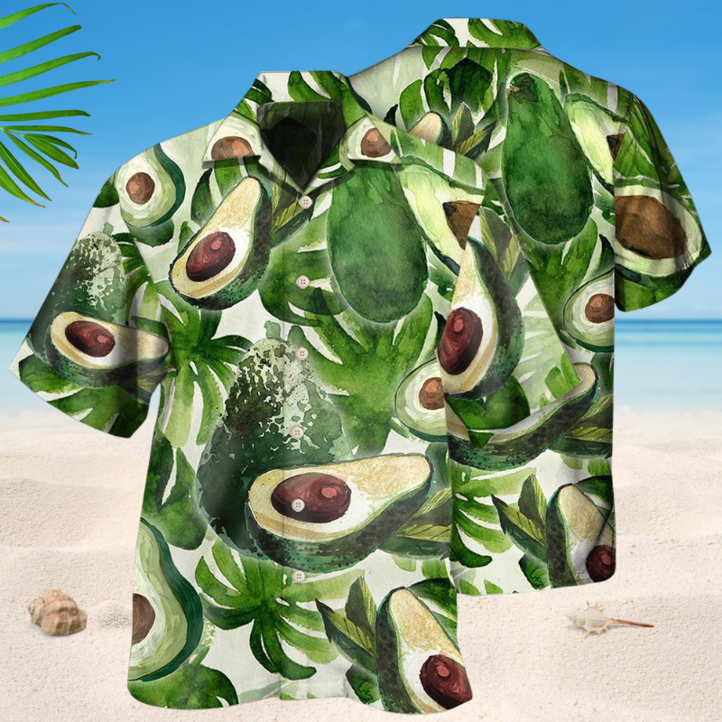 Green Avocado Fruit Lover Style – Hawaiian Shirt