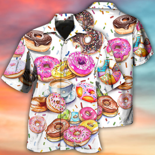 Donut Colorful Sweet Style – Hawaiian Shirt