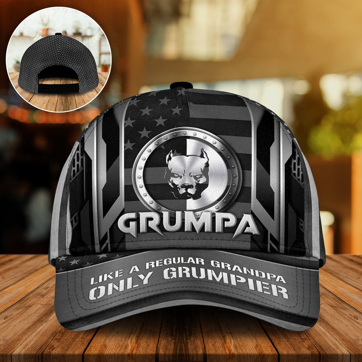 Grumpa Regular Grandpa US Humor – Classic Cap