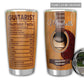 Guitar Acoustic Nutrition Facts Personalized 20 Oz Tumbler