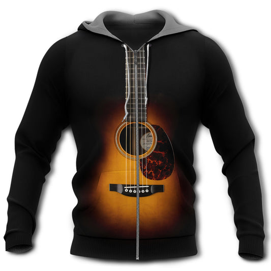 Guitar Black Style - 3D Hoodie