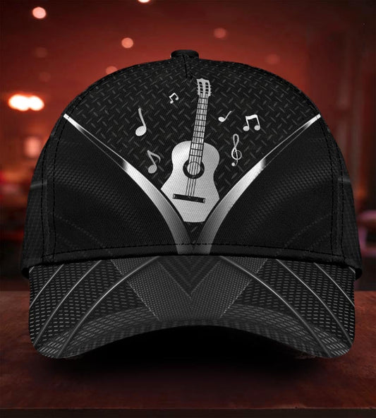 Guitar Carbon Black Music Style – Classic Cap