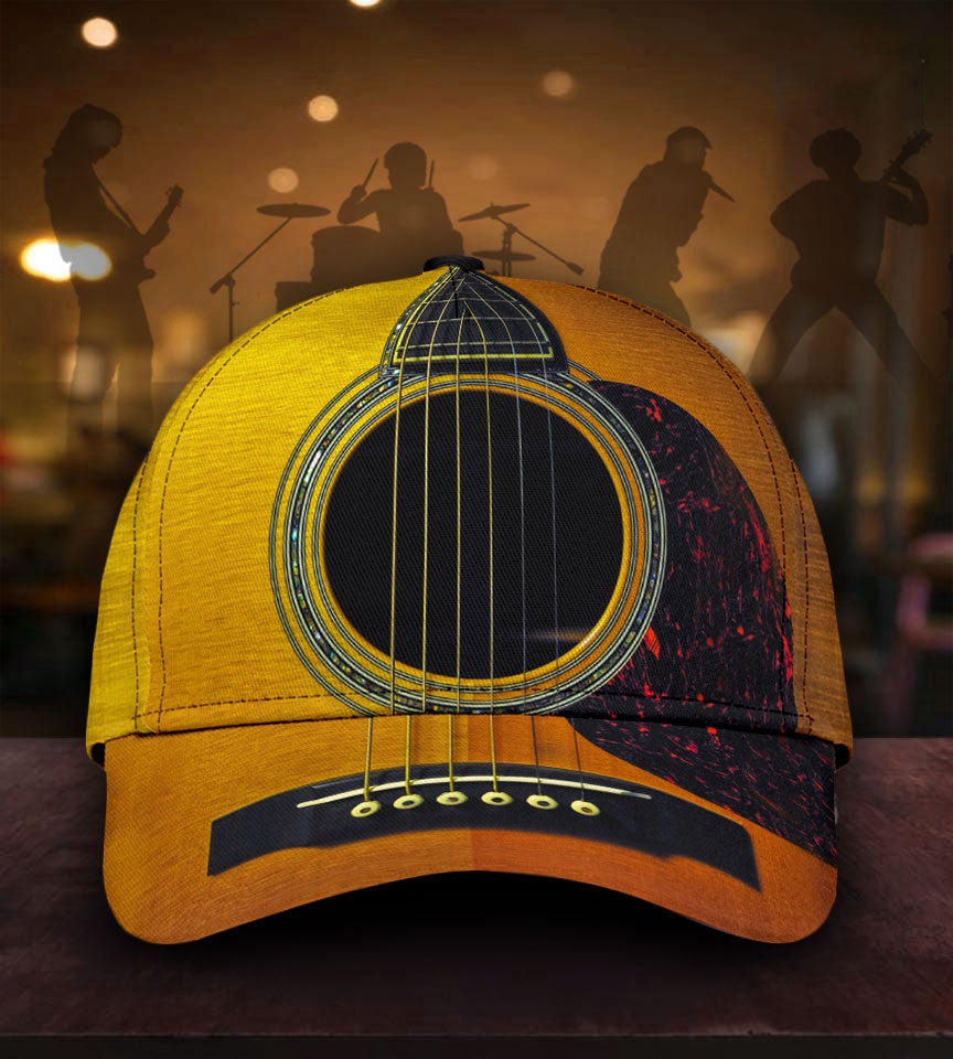Guitar Gift Music Lover Style – Classic Cap