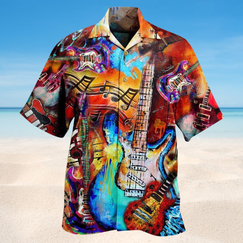 Guitar Go Where Your Heart Goes Edition – Hawaiian Shirt