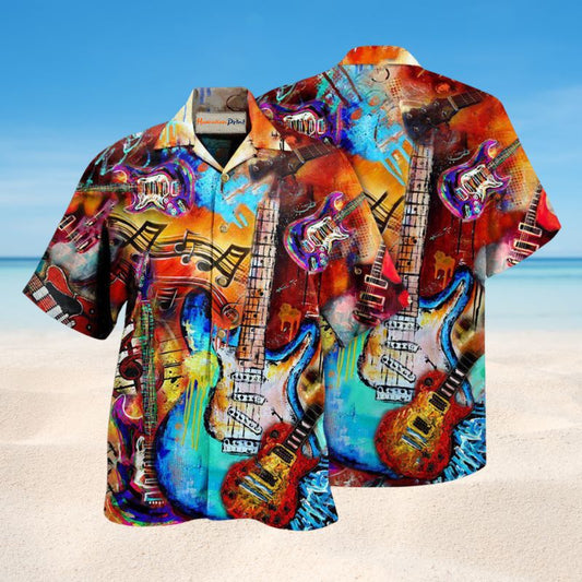 Guitar Go Where Your Heart Goes Edition – Hawaiian Shirt