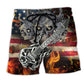 Beach Short / Adults / S Guitar Independence Day America - Beach Short - Owls Matrix LTD