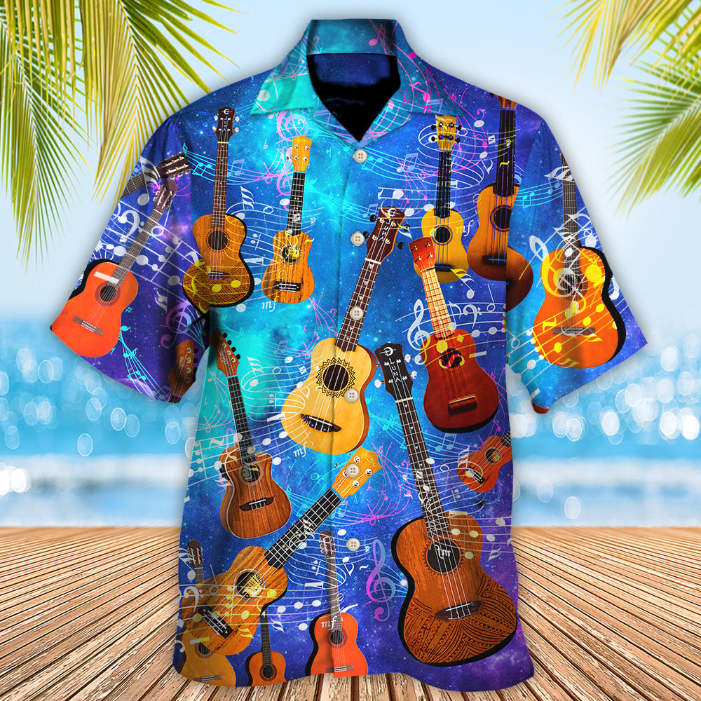 Guitar And Ukulele Love Forever Style - Hawaiian Shirt
