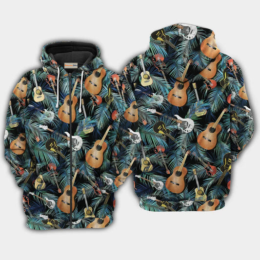 Guitar Love Life Music Art – 3D Hoodie