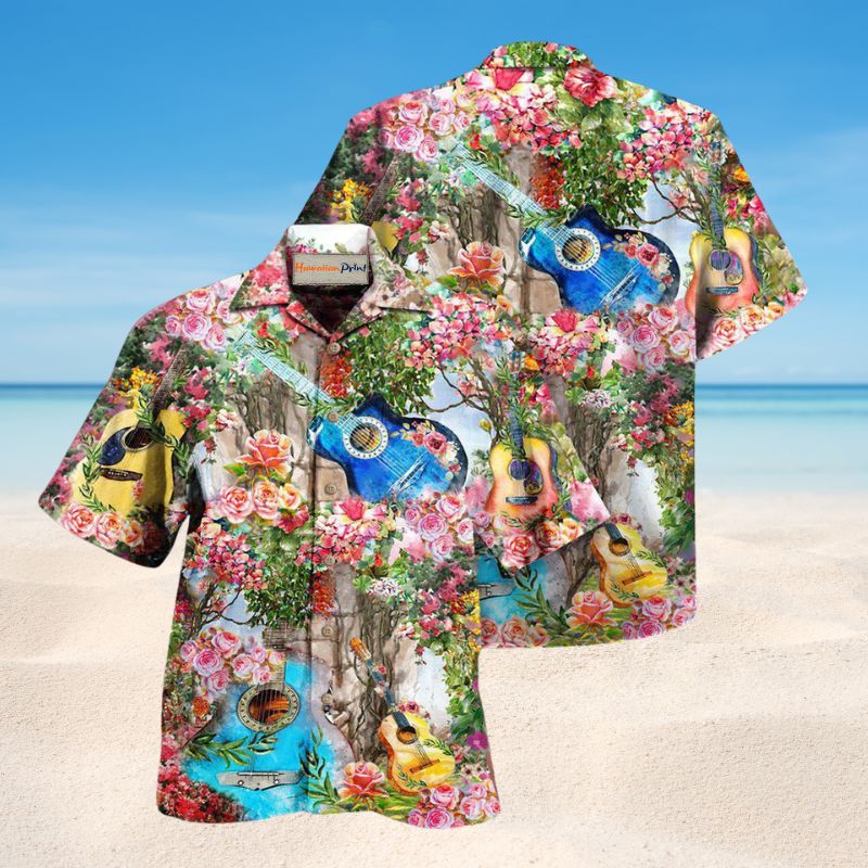 Guitar Melody And Rose Garden Edition – Hawaiian Shirt
