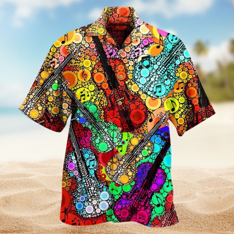 Guitar Scroll Art Edition – Hawaiian Shirt