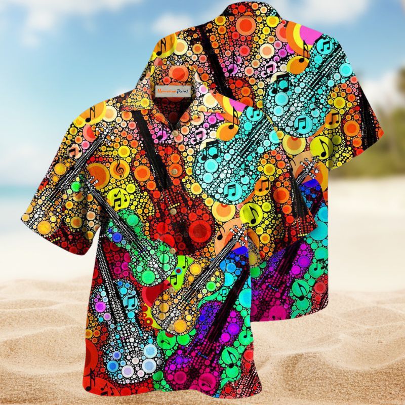 Guitar Scroll Art Edition – Hawaiian Shirt