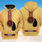 Guitar Basic Lovely Music - 3D Hoodie