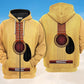 Guitar Basic Lovely Music - 3D Hoodie2