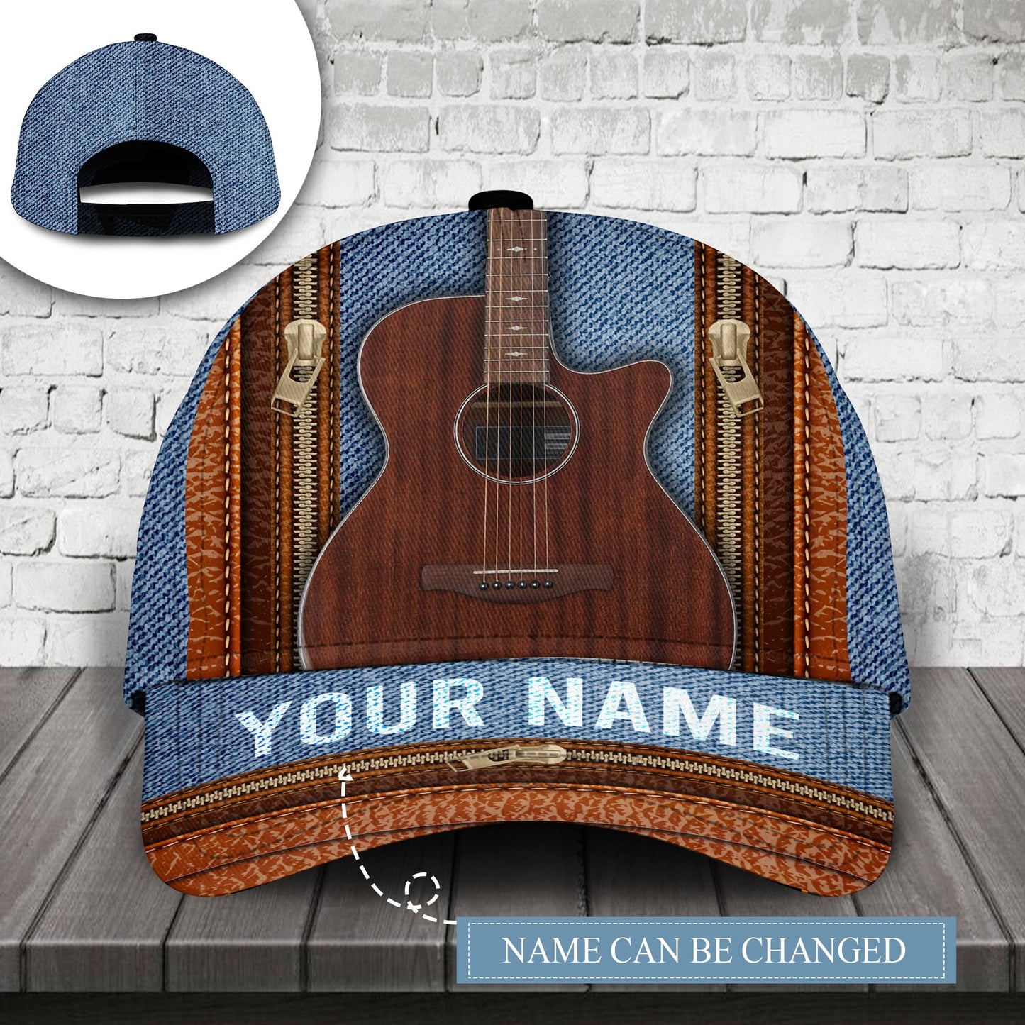 Guitar Lover Collection Personalized – Classic Cap