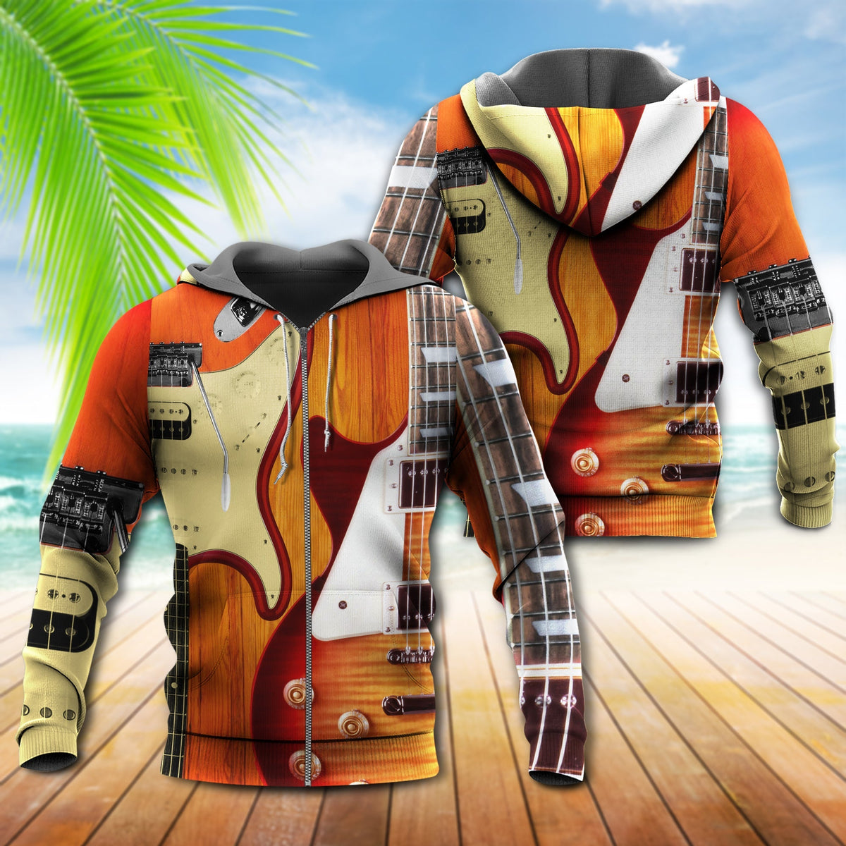 Guitar Is My Soul Vintage Style - 3D Hoodie3