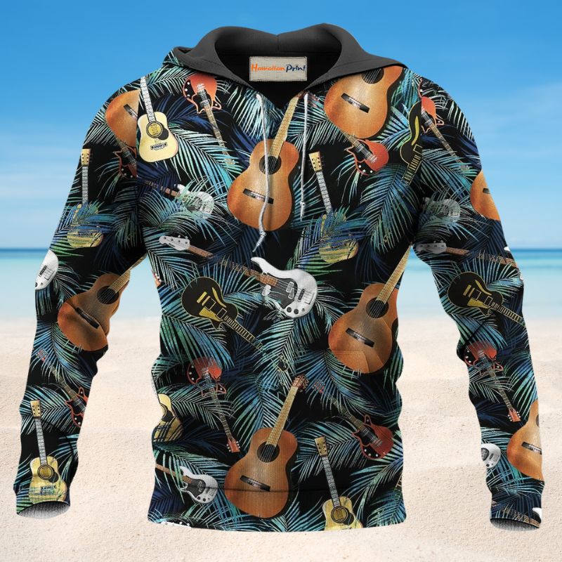 Guitar Love Life Music - 3D Hoodie