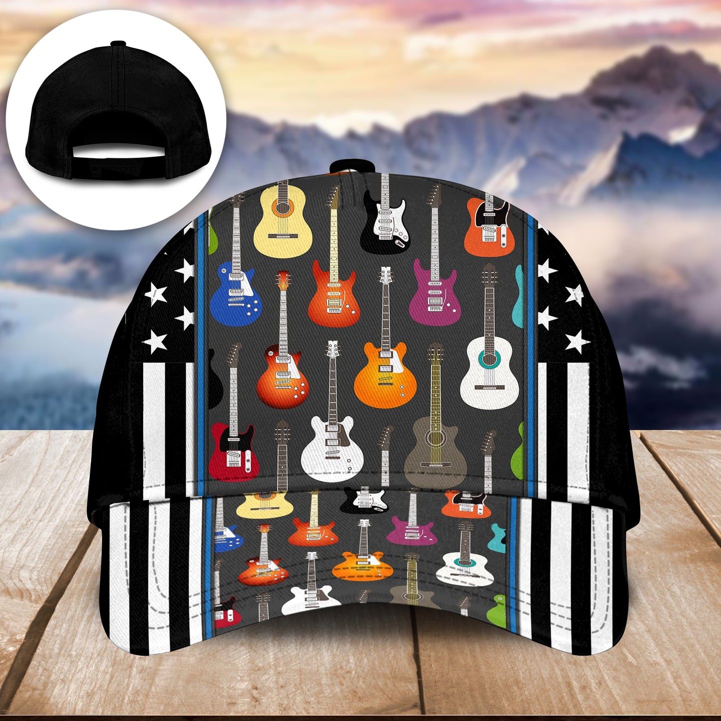 Guitar Lover Art Style – Classic Cap