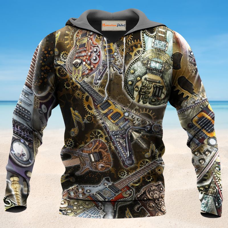 Guitar Machine Style - 3D Hoodie