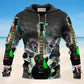 Guitar Mysterious Black Style - 3D Hoodie