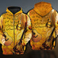 Guitar Silence Between Music Art – 3D Hoodie