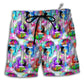 Beach Short / Adults / S Guitar Mix Color - Beach Short - Owls Matrix LTD