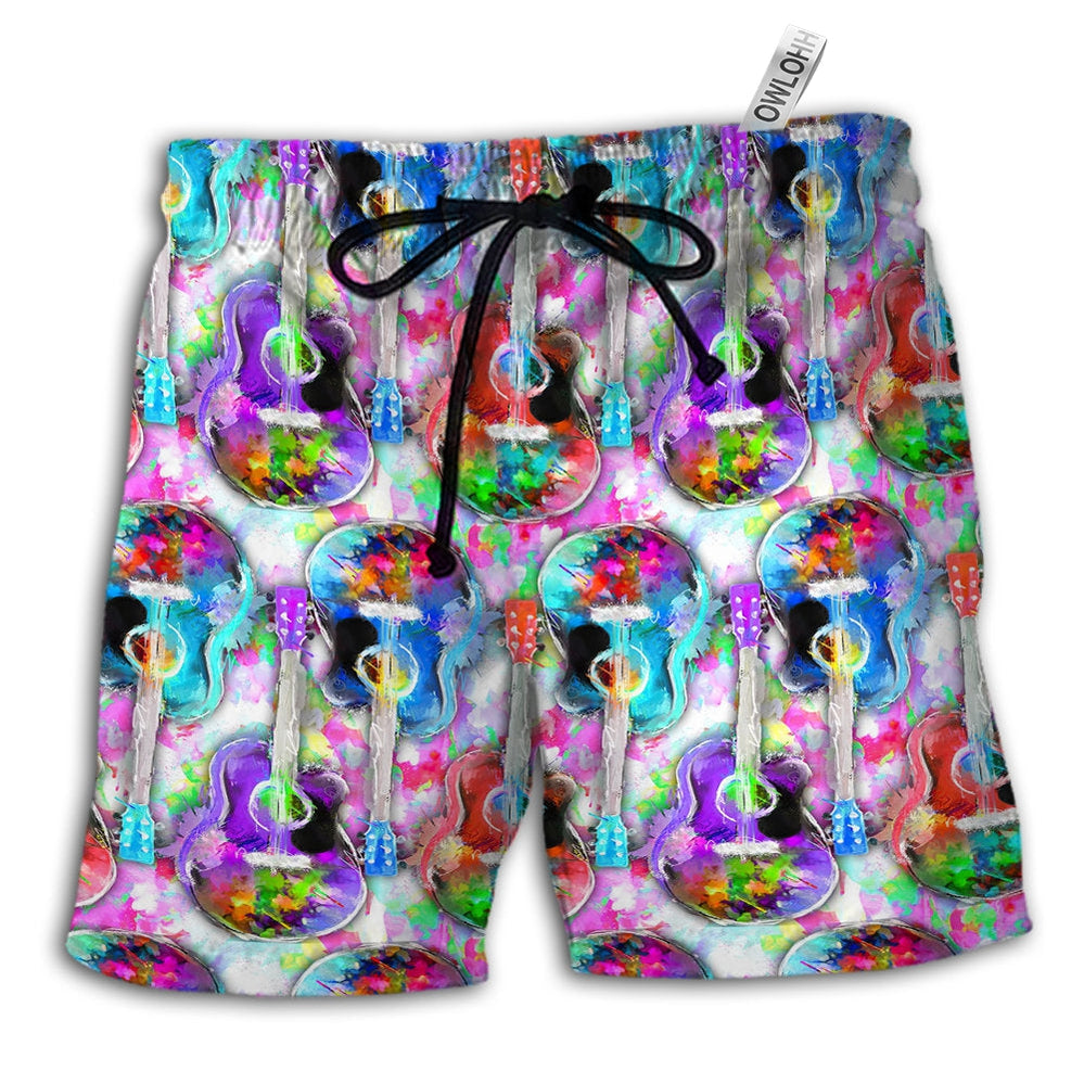 Beach Short / Adults / S Guitar Mix Color - Beach Short - Owls Matrix LTD