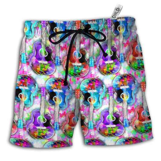 Beach Short / Adults / S Guitar Mix Color - Beach Short - Owls Matrix LTD