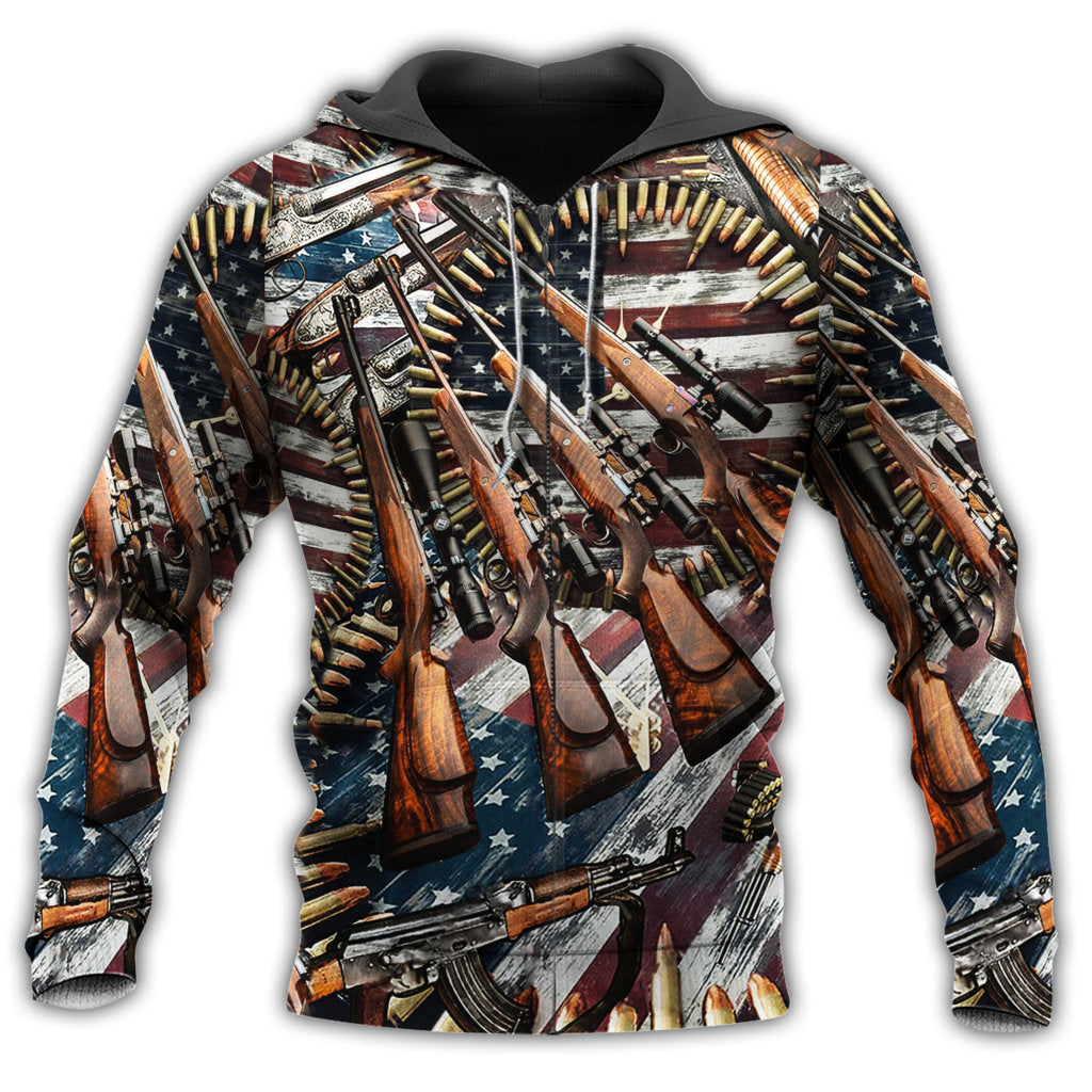 American Values Classic Quote Style - 3D Hoodie