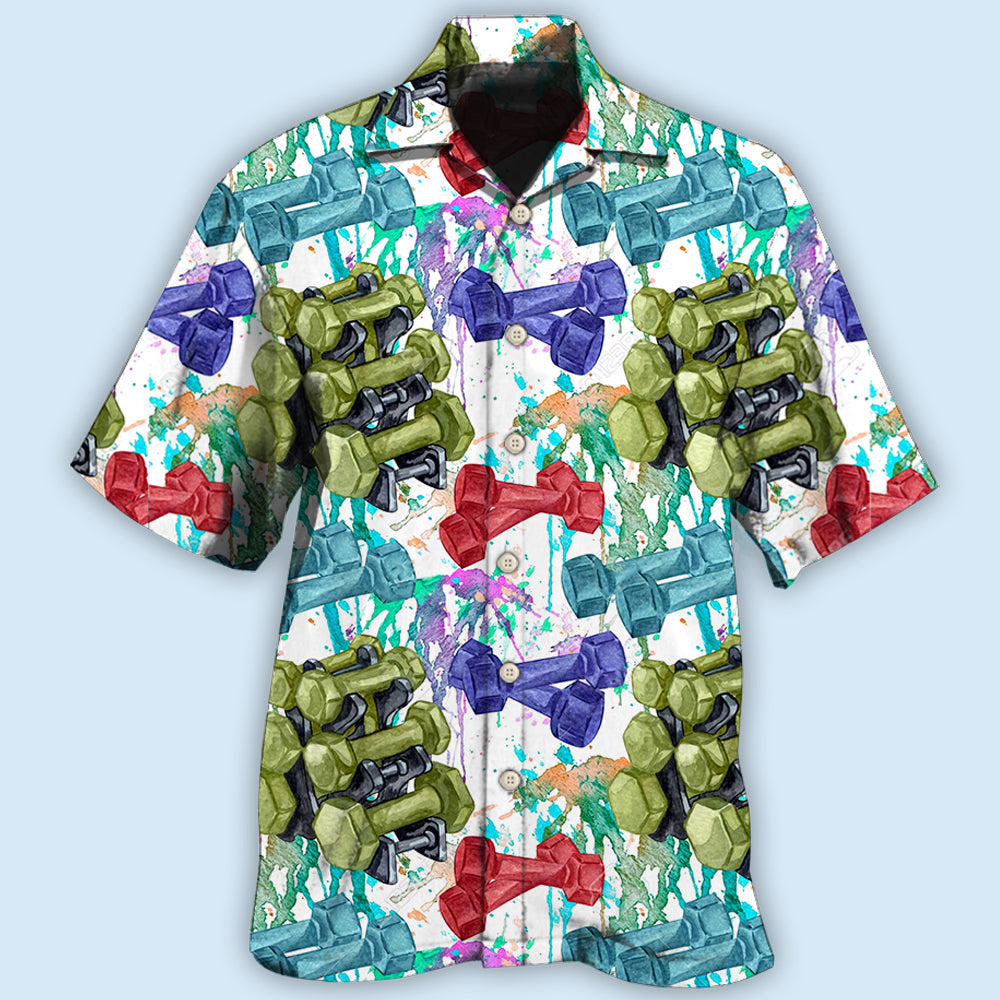 Gym Colorful Training Style Pattern – Hawaiian Shirt