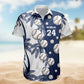 Baseball Lovers Custom Name & Number – Personalized Hawaiian Shirt