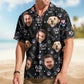 American Independence Day Paw Print – Personalized Photo Hawaiian Shirt