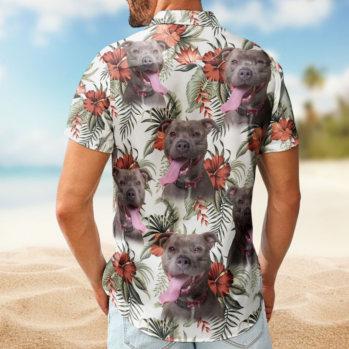 Custom Face Funny Photo Aloha for Pet Lovers – Custom Photo Hawaiian Shirts