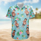 Custom Funny Face – Personalized Photo Hawaiian Shirt