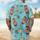 Custom Funny Face – Personalized Photo Hawaiian Shirt