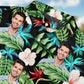 Custom Photo Human & Pet Faces Gift for Men & Women, Dog & Cat Lovers – Personalized Hawaiian Shirt