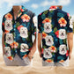 Custom Photo Tropical Vibes Pet Face – Personalized Hawaiian Shirt