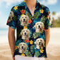 Custom Photo Tropical Vibes Pet Face – Personalized Hawaiian Shirt