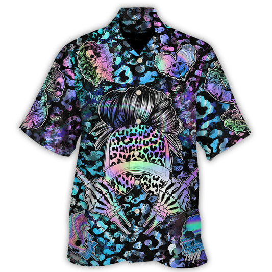 Skull Sorry I Didn't Mean To Give You The Wrong Impression Let Me Clarify I'm The Wrong B To Mess With - Hawaiian Shirt