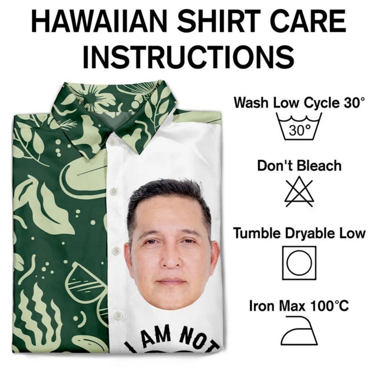 Funny Retirement Gift Shirt – Custom Photo I'm Not Retired - Personalized Hawaiian Shirt