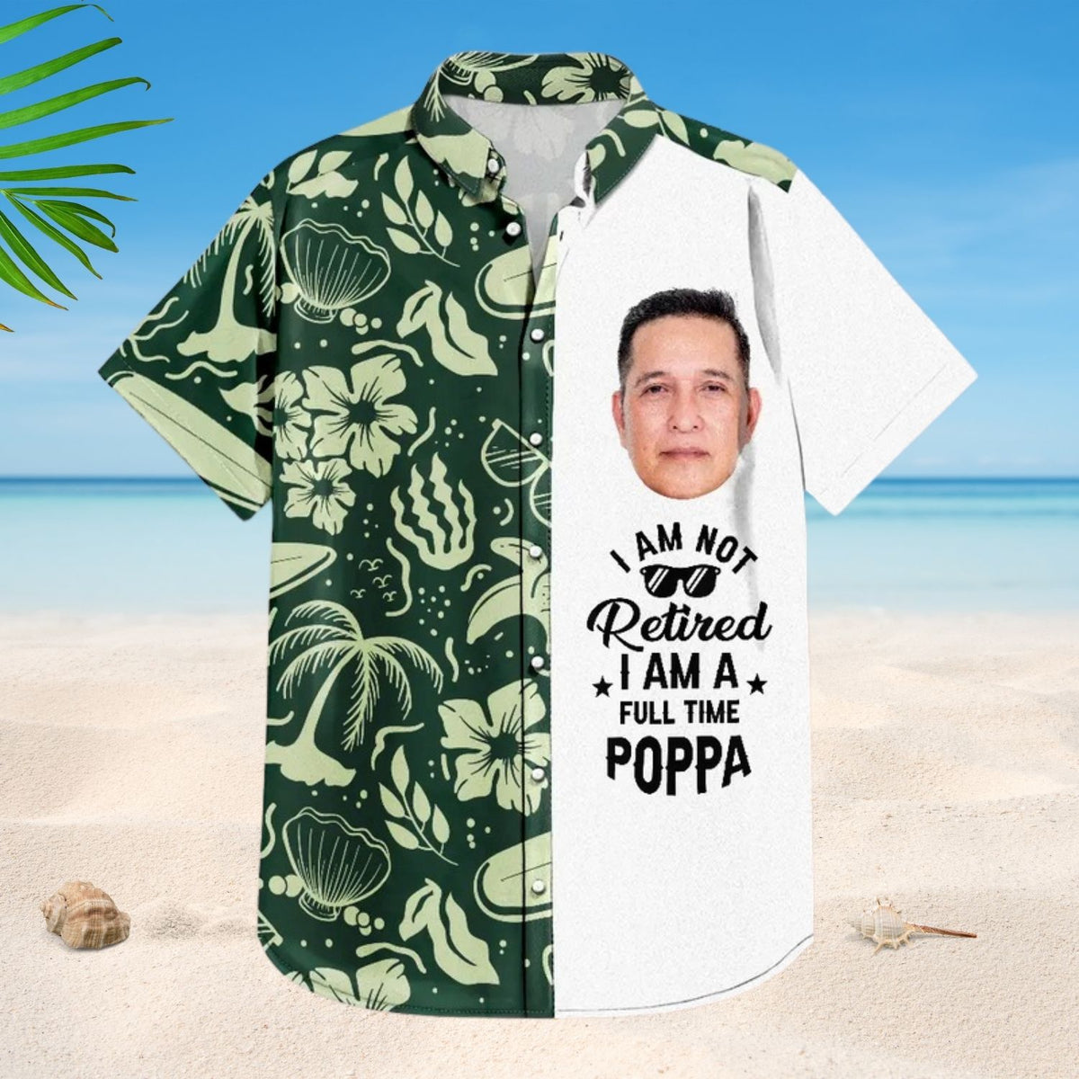 Funny Retirement Gift Shirt – Custom Photo I'm Not Retired - Personalized Hawaiian Shirt