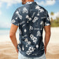 Fishing Tools Gears Custom Name Aloha Shirt for Men – Personalized Hawaiian Shirts