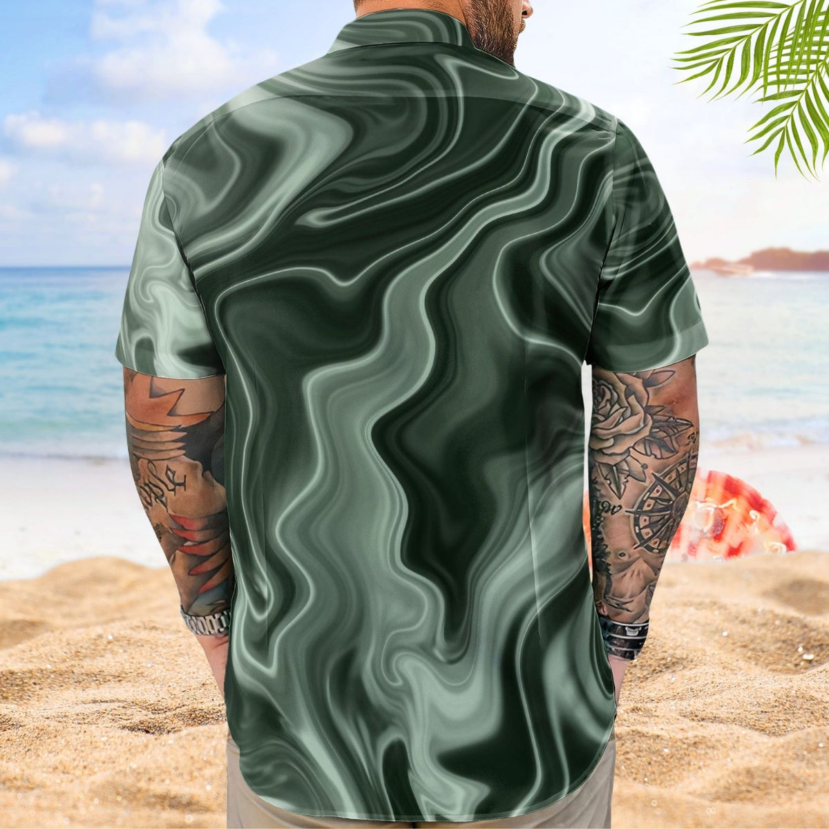 Personalized Fishing Aloha Shirt – Custom Photo Fishing Bass Fish For Men - Custom Photo Hawaiian Shirt