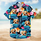 Tropical Beach Style Custom Photo Funny Family Pet - Gift For Men, Dog And Cat Lovers - Personalized Custom Hawaiian Shirt