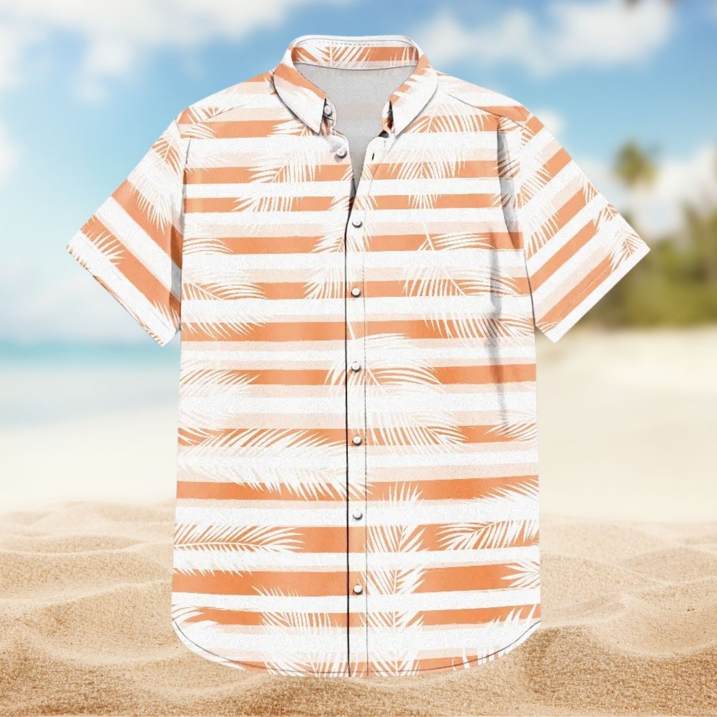 Tropical Beach Style Custom Photo Funny Face Shirt – Bestie Family Vacation - Personalized Hawaiian Shirt