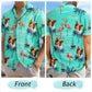 Tropical Beach Style Vacation Shirt – Custom Photo Pets Kids And More Tropical Flamingo - Personalized Hawaiian Shirt