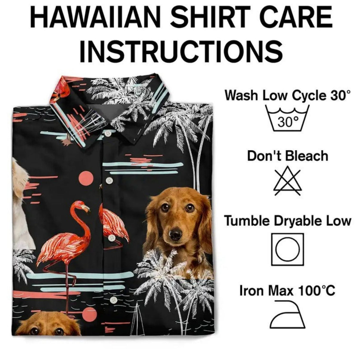 Tropical Beach Style Vacation Shirt – Custom Photo Pets Kids And More Tropical Flamingo - Personalized Hawaiian Shirt
