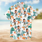 Golf Lovers Funny Art Shirt – Custom Photo Personalized Hawaiian Shirt