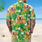 Happy St Patrick’s Day with Pet Photo - Custom Personalized Hawaiian Shirt