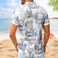 Hunting Fishing Camping Hiking Kayaking Toile De Jouy - Custom Personalized Hawaiian Shirt