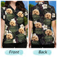 Custom Photo Black Tropical Funny Family Pet Face Gift for Men, Friends & Cat Lovers – Personalized Hawaiian Shirt